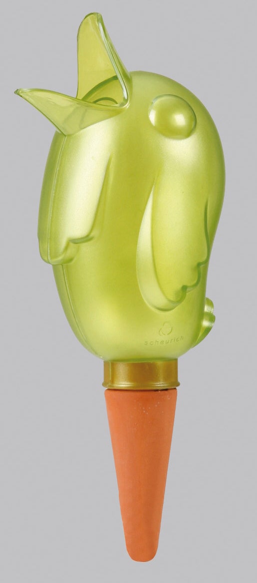 Scheurich Bördy XL, Wasserspeicher aus Kunststoff,  Farbe: Green Pearl (nicht transparent), 8,32 cm Breite, 4,66 cm Tiefe, 29 cm hoch, 0,6 l Vol.