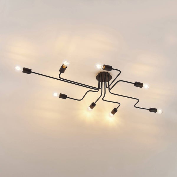 Deckenleuchte mit acht Leuchtmitteln