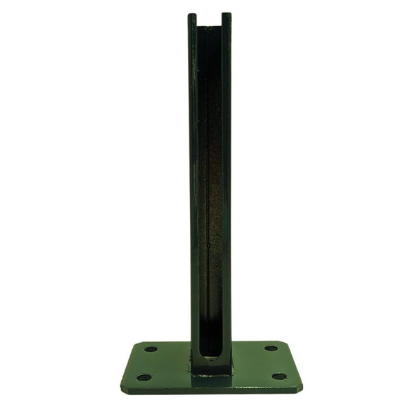 Metallpfosten mit Montageplatte