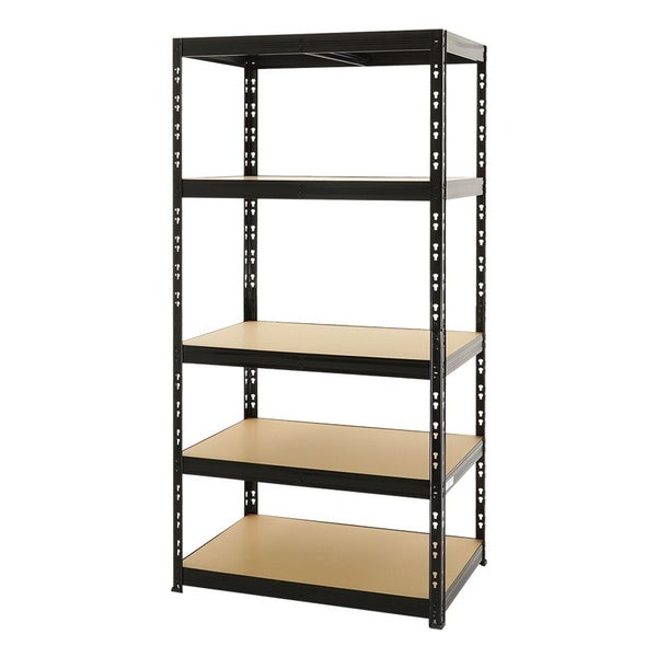 PROREGAL Mega Deal Tiger Black 1x Eckregal + 2X Schwerlastregal 180x90x60cm Schwarz mit Fachlasten 175 + 265 kg Eckregal
