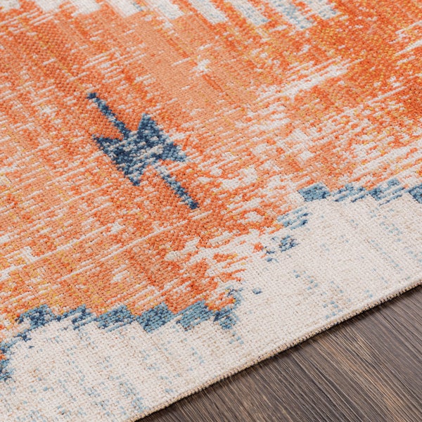In-/Outdoor-Teppich Rot/Blau 160x213 cm NAWEL