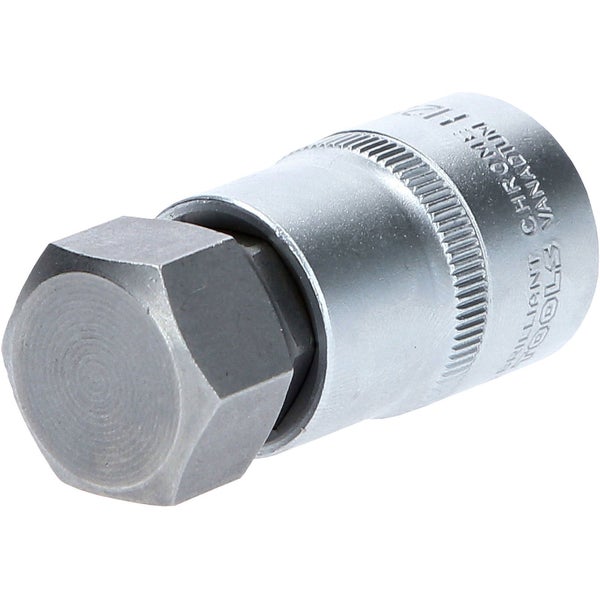 BRILLIANT TOOLS 1/2 Innensechskant Bit-Stecknuss 55 mm lang 22 mm - BT022869