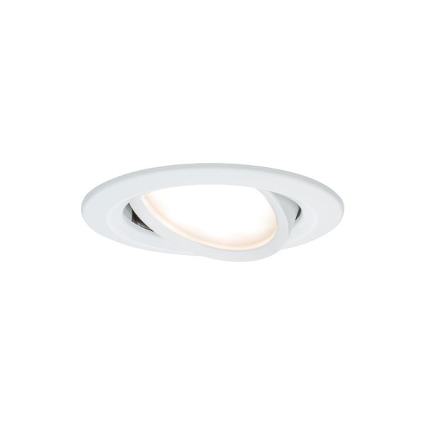 LED Einbauleuchte 3-Step-Dim Nova Coin 3-Step-Dim Basisset schwenkbar rund 84mm 50° Coin 3x6W 3x470lm 230V dimmbar 2700K Weiß matt