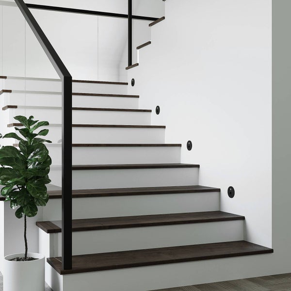 Arcchio LED Wandeinbaustrahler Neru mit Bewegungsmelder (Modern) in Schwarz aus Aluminium (1 flammig, ) Wohnzimmerleuchte