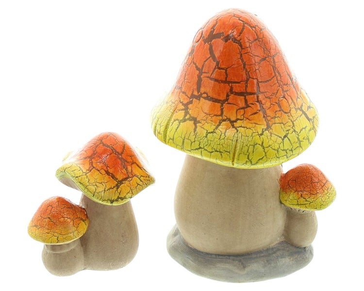 Pilzfiguren-Set für den Garten