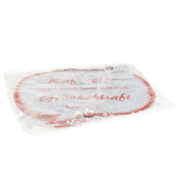 Dekoschild mit Spruch: Starte keinen guten Tag mit Grünkohlsaft