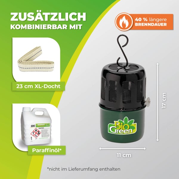 Paraffin Gasgewächshausheizung Warmax Mini 70 Watt