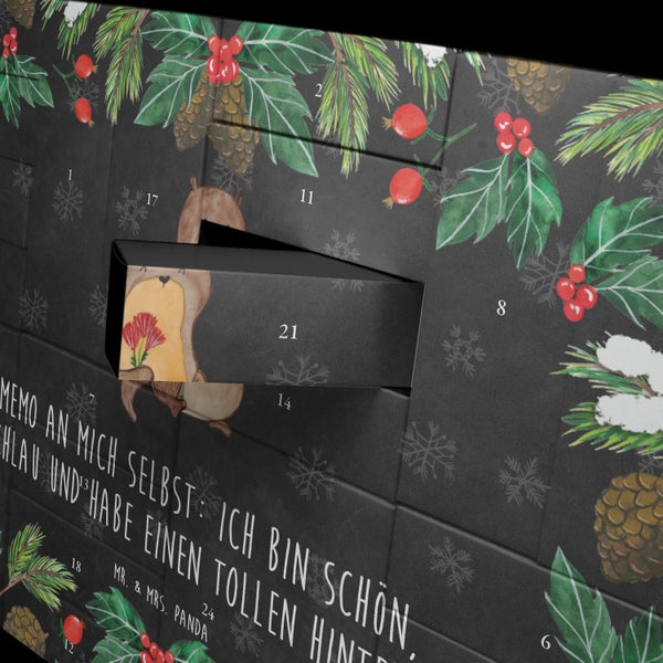 Mr. & Mrs. Panda Befüllbarer Adventskalender Otter Blumenstrauß - Schwarz