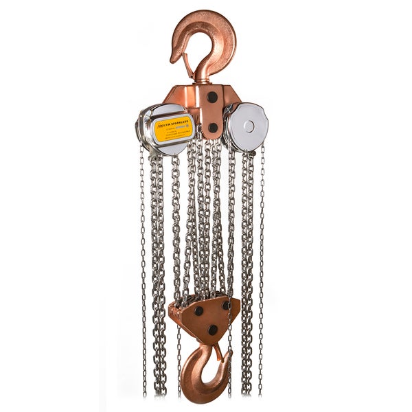 Delta Sparkless Funkenarmer Stirnradkettenzug ATEX Zone 1 Tragkraft 16,0t Länge 3,0m