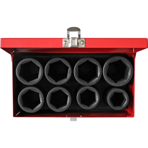 KS TOOLS 3/4 Sechskant-Kraft-Stecknuss-Satz 8tlg. lang - 515.0510