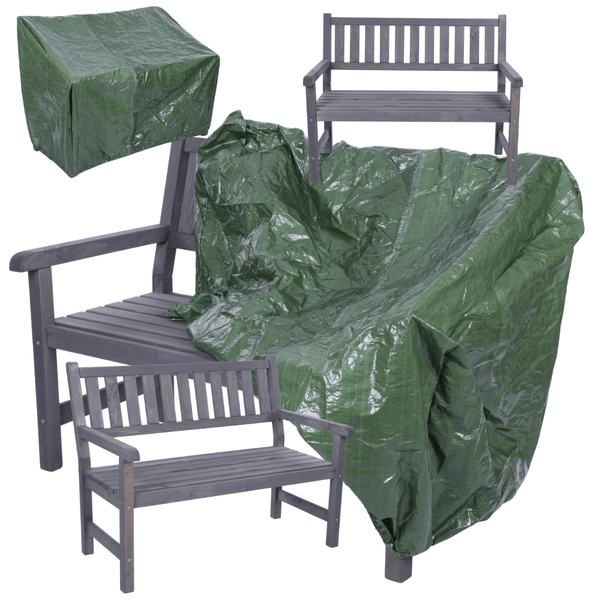 Gartenbank Grana HxBxT 90x117x70cm Inkl. Planenabdeckung Grau