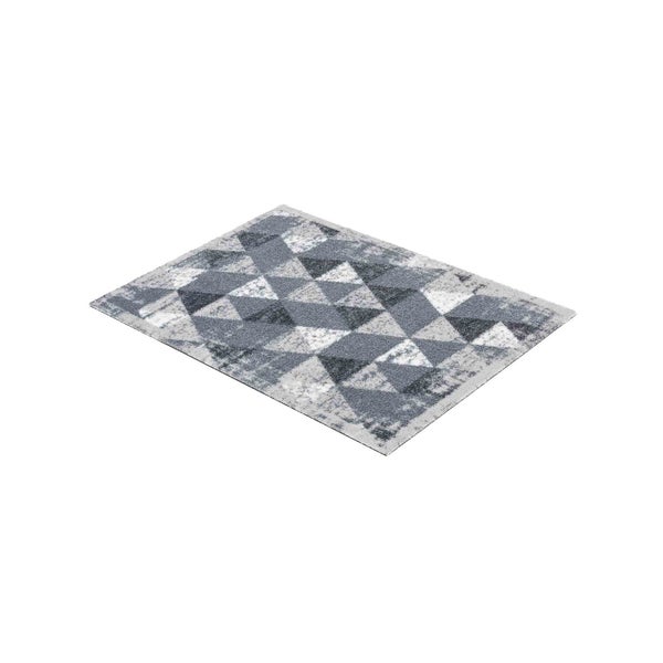 Teppich mit geometrischem Dreiecksmuster