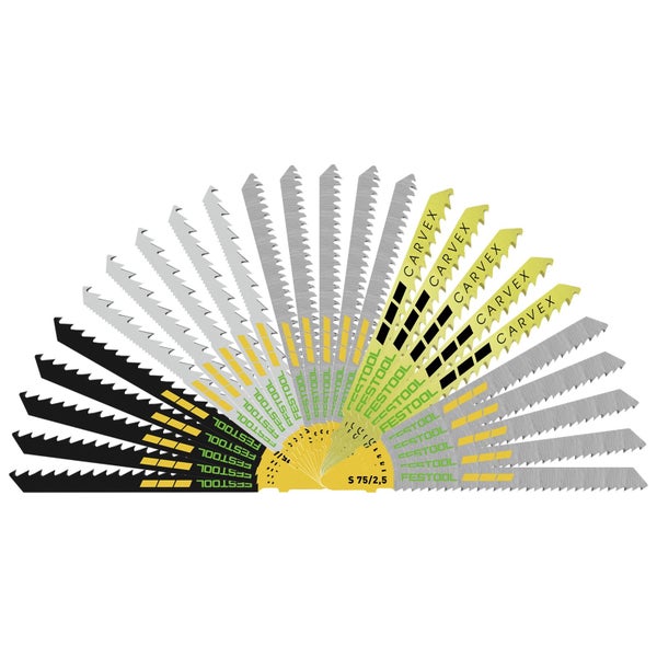 Verschiedene Stichsägeblätter von Festool