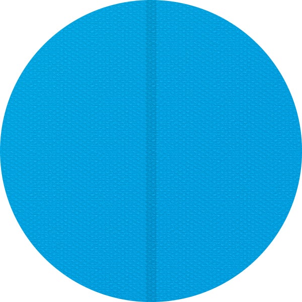Poolabdeckung tectake  Durchmesser 250 cm rund und selbstschwimmend blau