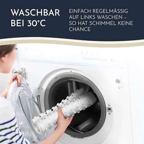 Homerella® Badewannenmatte rutschfest 100% BPA frei inkl. 2 Haken zum Aufhängen 100x40cm - Antirutschmatte Badewanne hautsensitiv & schimmelresistent - Badematte rutschfest maschinenwaschbar
