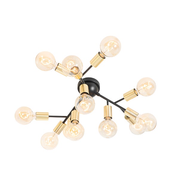 Deckenleuchte mit zwölf Leuchtenarmen