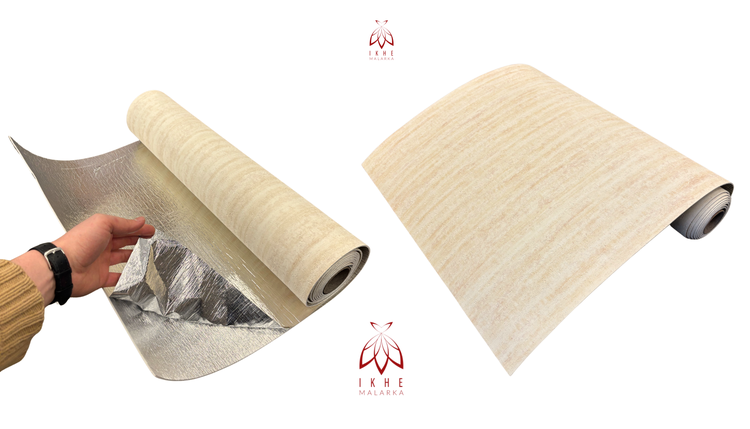 Rolle Trittschalldämmung mit Aluminiumbeschichtung