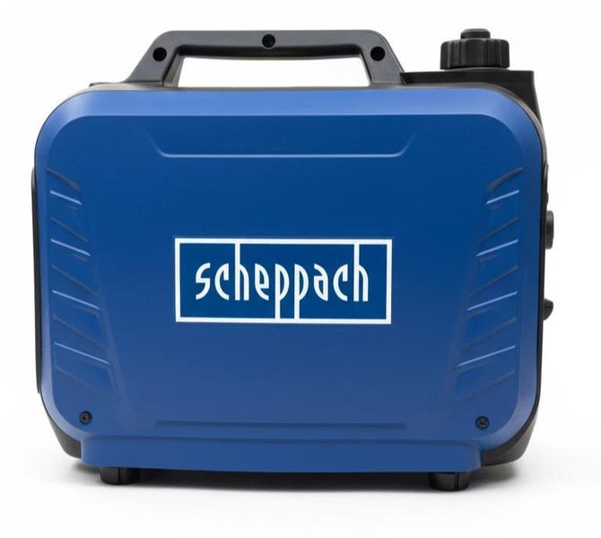 Scheppach Inverter Stromerzeuger in verschiedenen Outdoor-Szenarien wie Camping, Gartenarbeit und Freizeitaktivitäten.