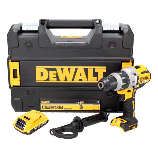 DeWalt Akku-Schlagbohrschrauber 18 Volt mit Akku, Zusatzhandgriff und Transportkoffer.