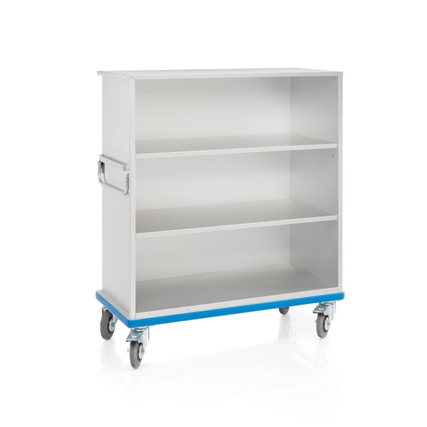 Rollregal mit drei Fächern