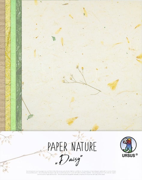 URSUS Spezialpapiere Paper Nature Daisy, 23 x 33 cm