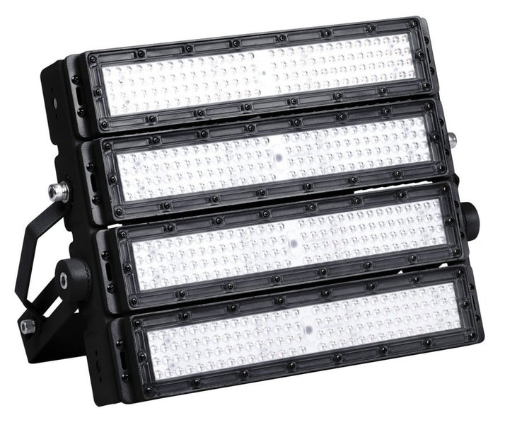 ENOVALITE Profi LED Stadion Fluter Flutlichtstrahler 400W 52000Lm 5000K Neutralweiß Strahler IP66 IK10 Meanwell Driver