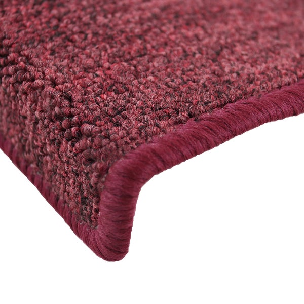 Beautissu ProStair Stufenmatte 56x20cm Bordeaux (15tlg)