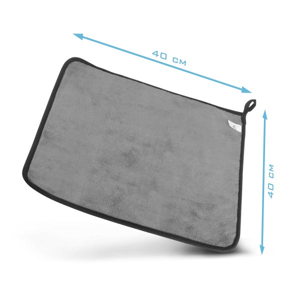 Mikrofaser-Handtuch 10er Set doppelseitig 40 x 40 cm 600 gsm