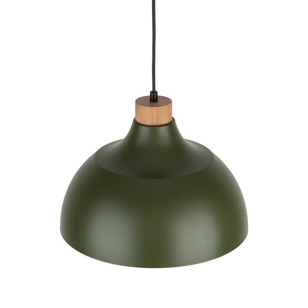 Envostar Pendelleuchte Kaitt (Skandinavisch) in Grün aus Metall (1 flammig, E27) - Deckenlampe Esstischlampe Hängelampe Hängeleuchte Wohnzimmerleuchte