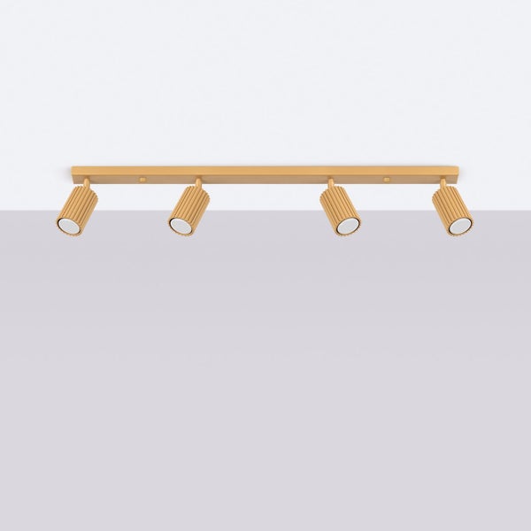 Deckenleuchte mit vier Strahlern