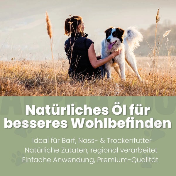 alphazoo Alpha-Barf Futteröl für Hunde 250ml