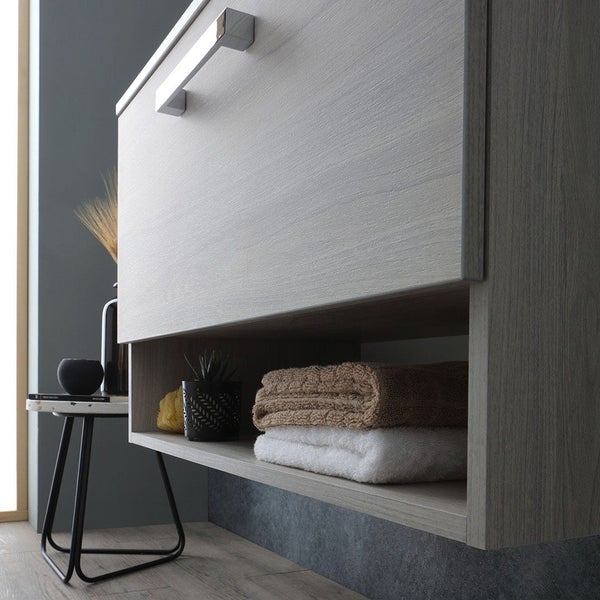 Badezimmer Waschtischunterschrank mit Ablage für Handtücher und Accessoires