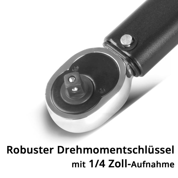 STAHLWERK Drehmomentschlüssel TW-25 ST 5-25 Nm 1/4“ Zoll Umschaltknarre