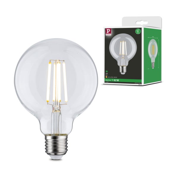 Eco-Line Filament 230V LED Globe G95 E27 840lm 4W 3000K Klar