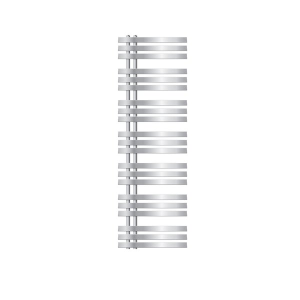 ECD Germany Iron EM Design Badheizkörper - 500 x 1600 mm - Chrom - Designheizkörper Paneelheizkörper Heizkörper Handtuchwärmer Handtuchtrockner Heizung Radiator