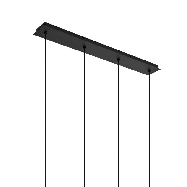 Deckenhalterung für Pendelleuchte mit vier Aufhängungen