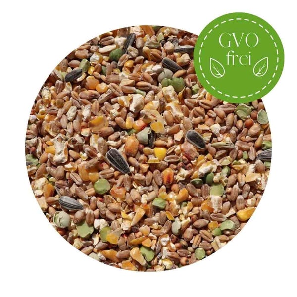 Hühnerfutter 25 kg Premium Körnerfutter PLUS Geflügelfutter für Hühner, Gänse, Enten
