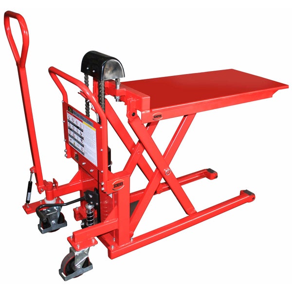Scherenwagenheber mit einer Tragkraft von 1000 kg