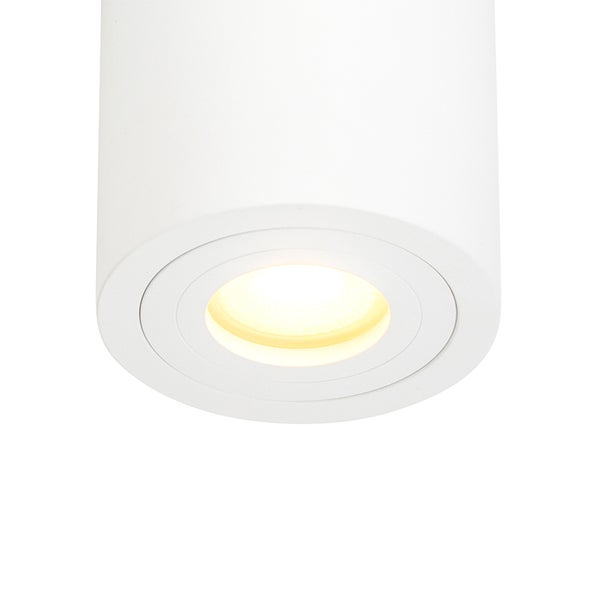 Zylindrische Deckenleuchte mit LED-Beleuchtung