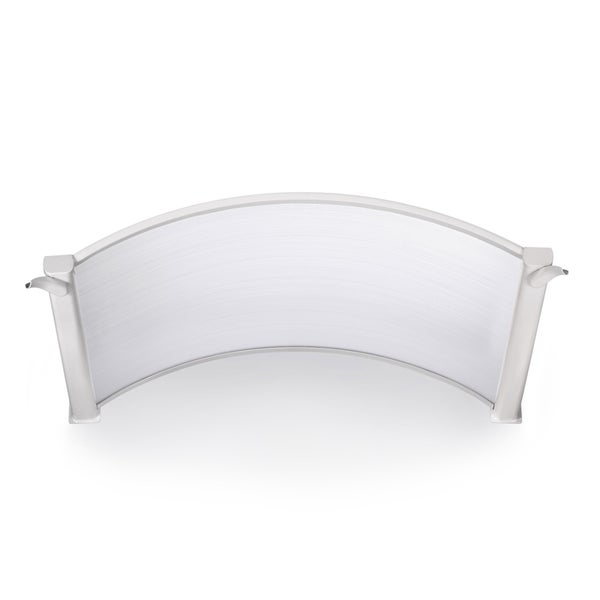 Vordach Haustürdach Alu weiß Polycarbonat klar 1600x900 Türdach
