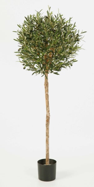 Künstliche Phalaenopsis Orchidee in Weiß mit grünen Knospen.