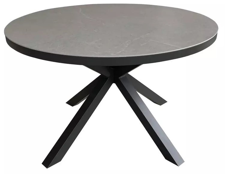 Schwarzer Blumentopf mit Halterung, 14 cm Durchmesser, 12 cm Höhe, 4 Stück