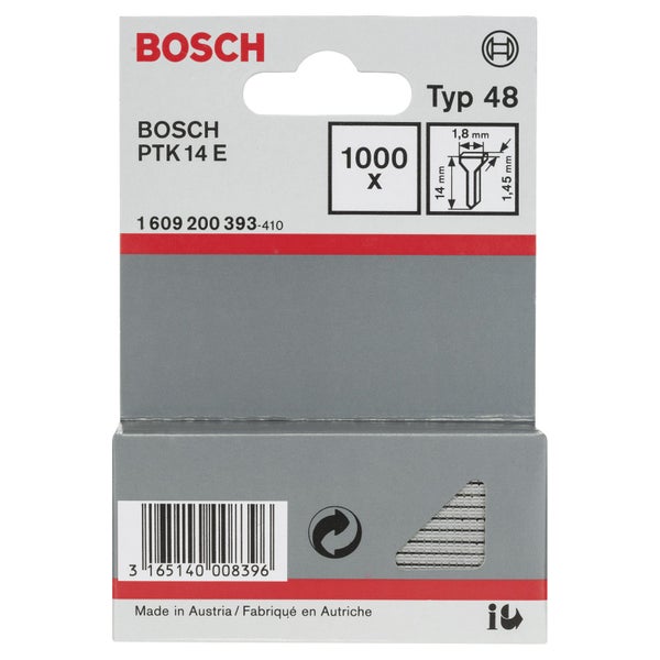 Bosch Nagel Typ 48, 1,8 x 1,45 x 14 mm -1609200393