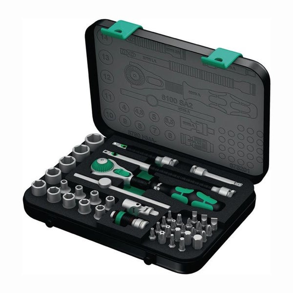 Wera Steckschlüsselsatz Zyklop Speed 42tlg. 1/4″ SW 4-14 mm Anzahl Zähne 72 6-kant - 5003533001