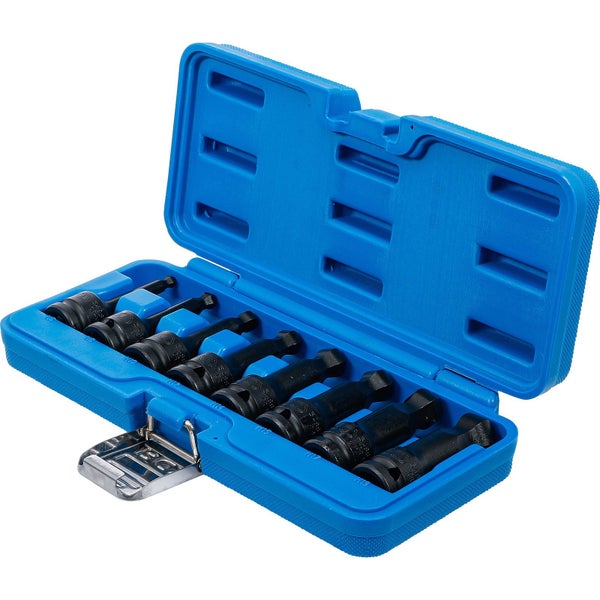 BGS Kraft-Bit-Einsatz-Satz Länge 75 mm Antrieb Innenvierkant 12,5 mm (1/2) Innensechskant mit Kugelkopf 6 - 19 mm 8tlg. - 5488