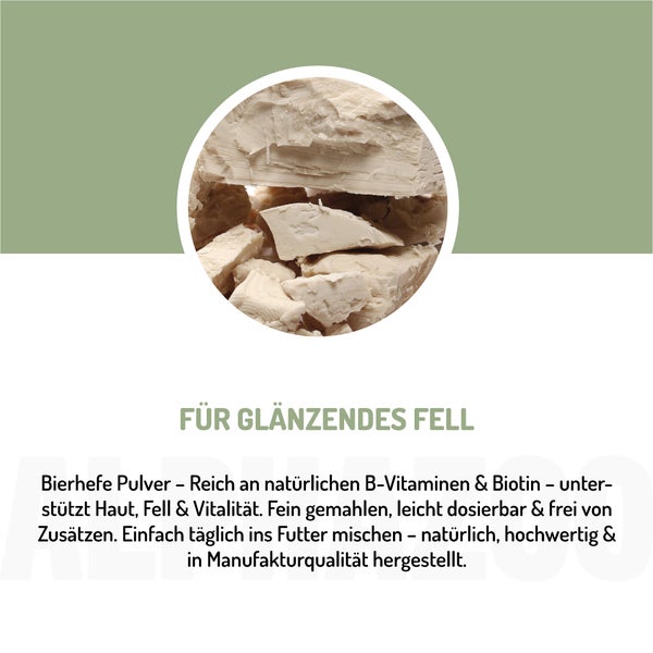 alphazoo Bierhefe Pulver 250g