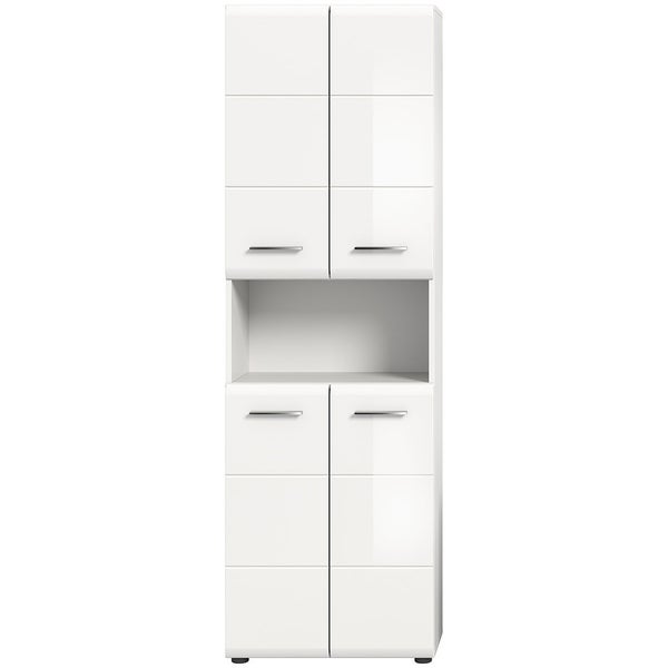 Xonox.home Hochschrank Ice BxHxT 60 x 185 cm x 30 cm Frontfarbe weiß hochglanz