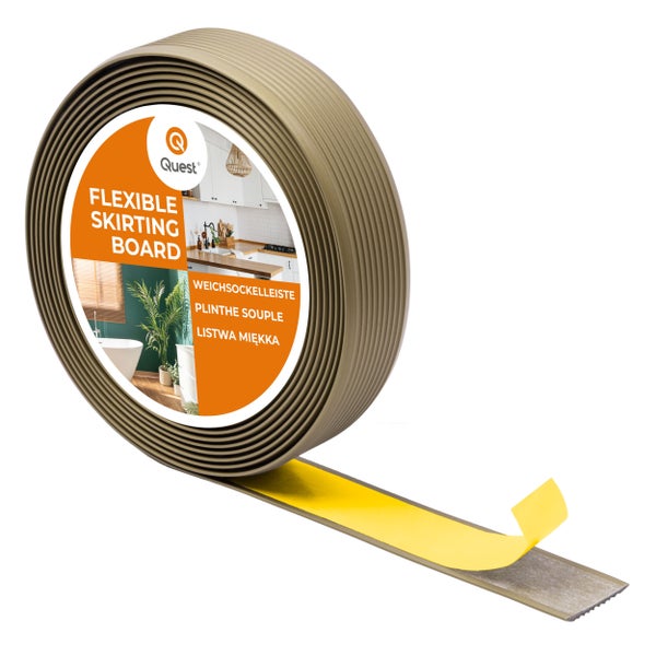 Flexible Sockelleiste auf Rolle