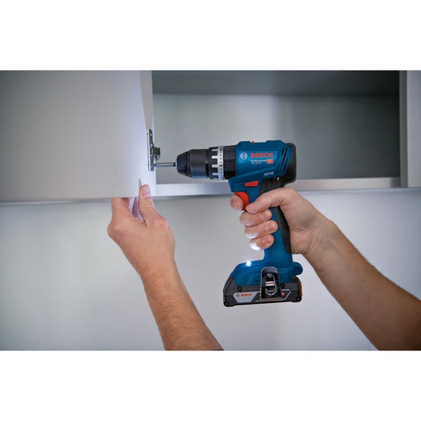 Bosch Akku-Schlagbohrschauber GSB 18V-45 / 2x  2,0 Ah Akku + Ladegerät in L-BOXX - 06019K3303