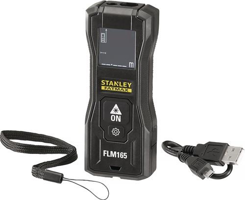 Stanley Fatmax Entfernungsmesser mit USB-Kabel und Handschlaufe